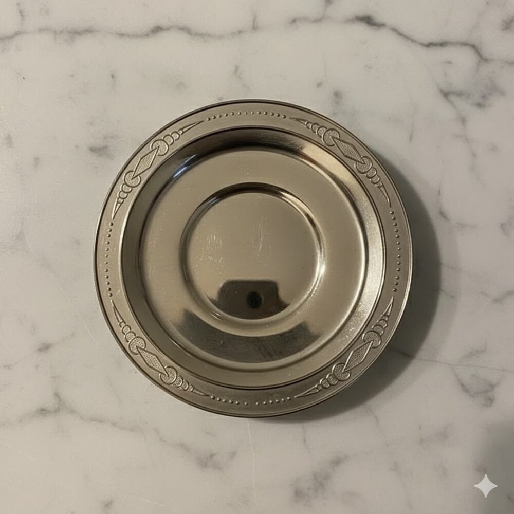 Genuine Silver Plated Saucers or side dish plate